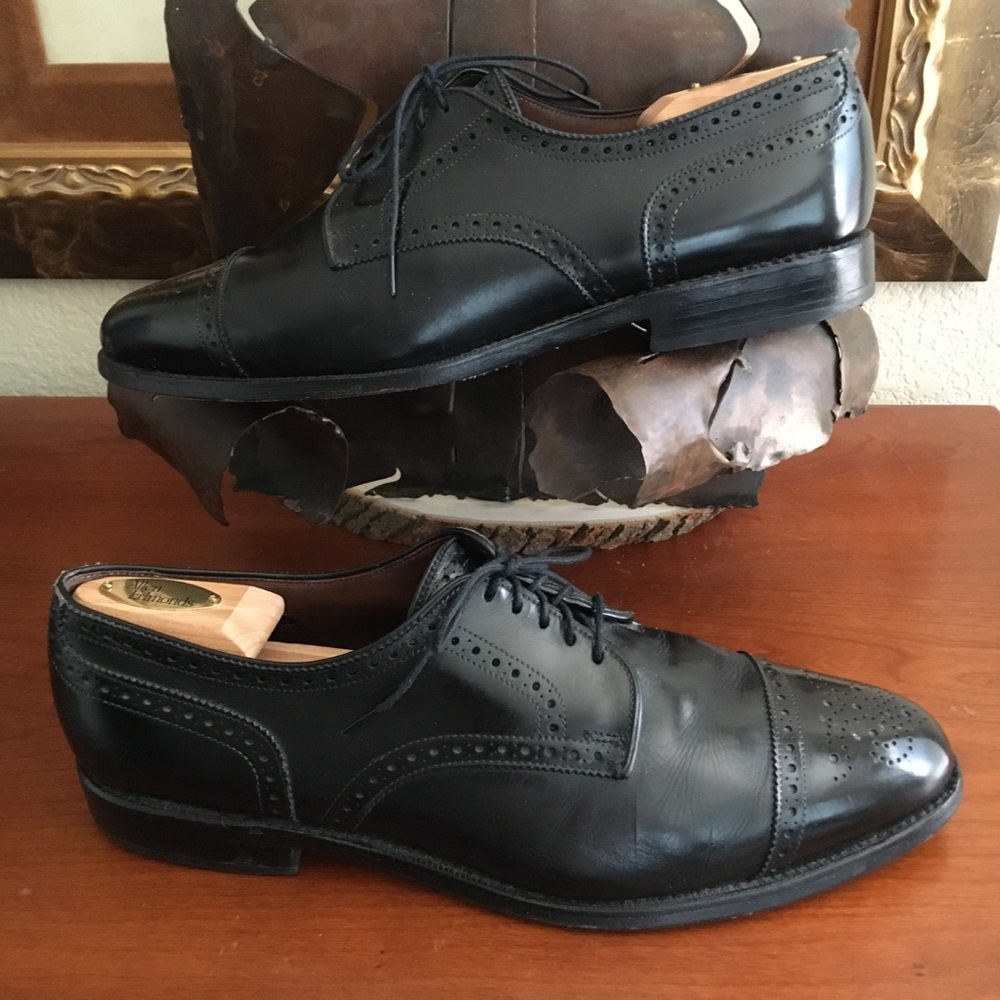 Allen Edmonds Sanford Cap Toe Derby Brogue Shoes